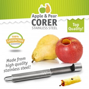 Apple and Pear Corer – Stainless Steel