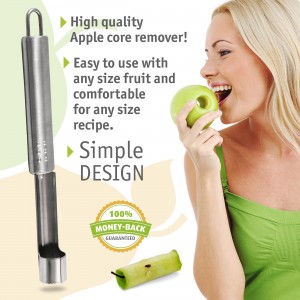 Apple and Pear Corer – Stainless Steel