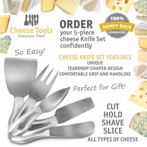 Cheese Knives Set – Stainless Steel